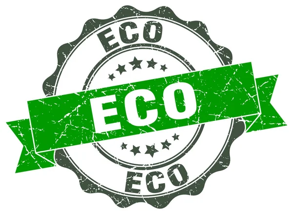 Eco bélyegző. Jelentkezzen. pecsét — Stock Vector
