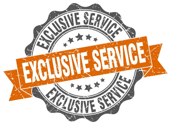 Exclusieve service stempel. teken. Seal — Stockvector