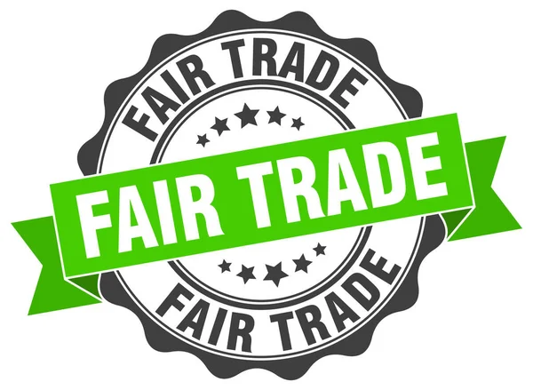 Fair trade stamp. sign. seal — Stock Vector