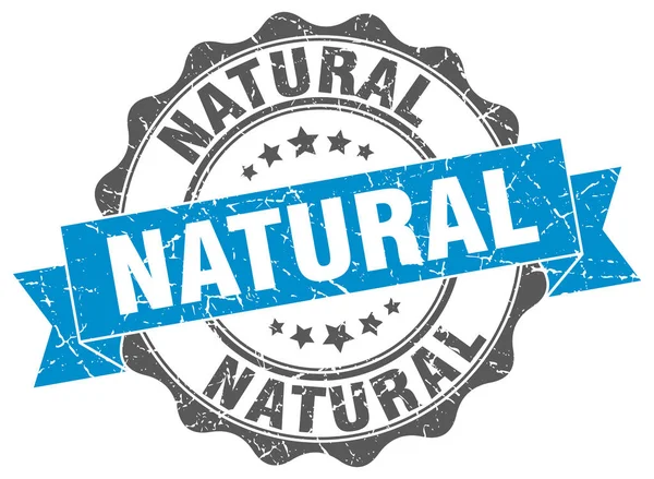 Sello natural. Firma. sello — Vector de stock