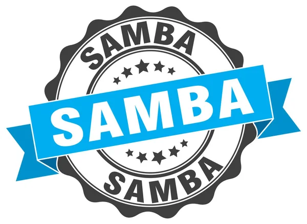 Sello de samba. Firma. sello — Archivo Imágenes Vectoriales