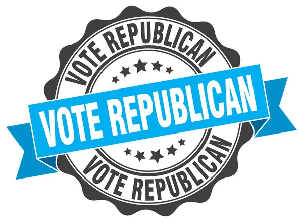 Voter timbre républicain. signe. sceau — Image vectorielle