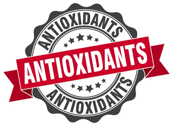 Sello de antioxidantes. Firma. sello — Archivo Imágenes Vectoriales