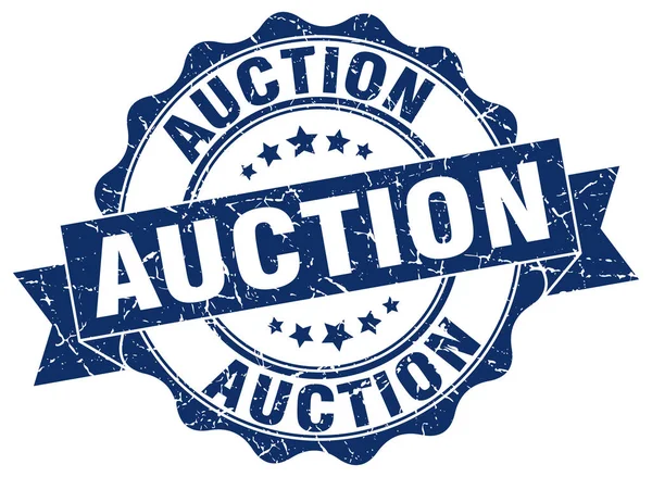 Aukce razítko. podepište. těsnění — Stockový vektor