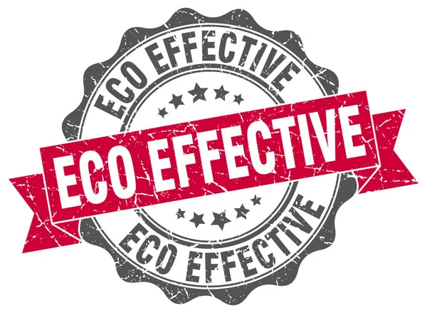 Eco effectieve stempel. teken. Seal — Stockvector
