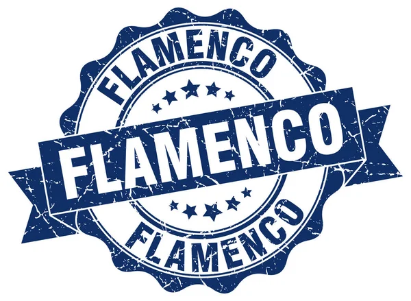 Sello de flamenco. Firma. sello — Archivo Imágenes Vectoriales