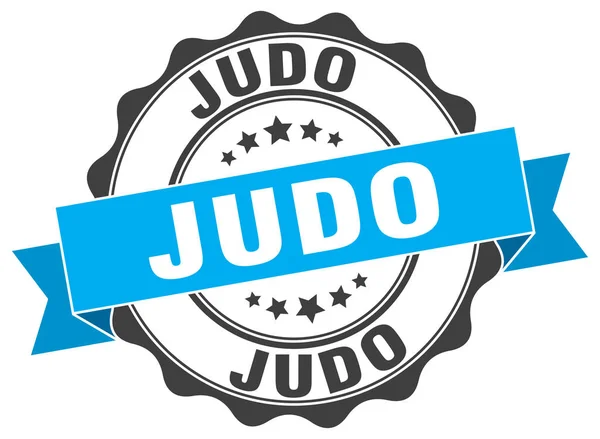 Judo damgası. imzala. mühür — Stok Vektör