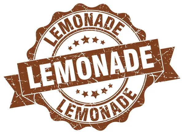 Timbre de limonade. signe. sceau — Image vectorielle