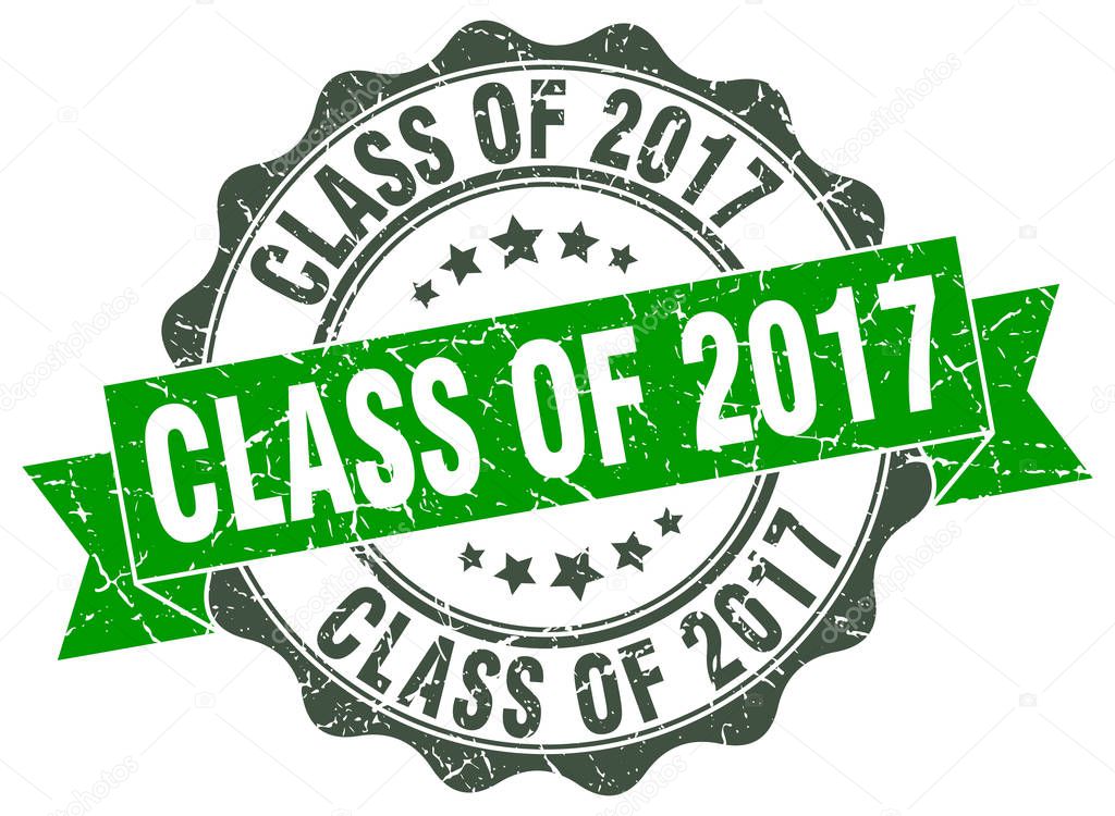 class of 2017 stamp. sign. seal