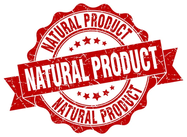 Sello de producto natural. Firma. sello — Vector de stock