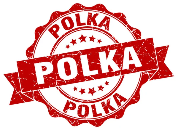 Sello de polka. Firma. sello — Archivo Imágenes Vectoriales