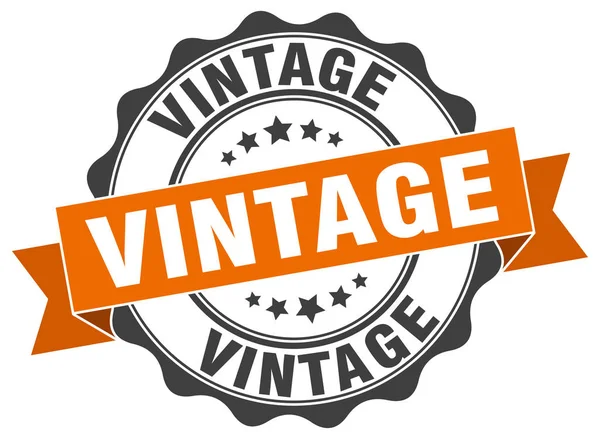 Timbro vintage. Firma. sigillo — Vettoriale Stock