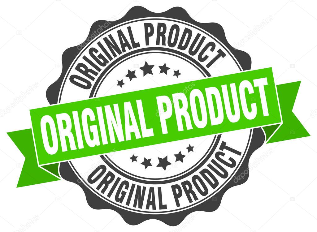 original product stamp. sign. seal