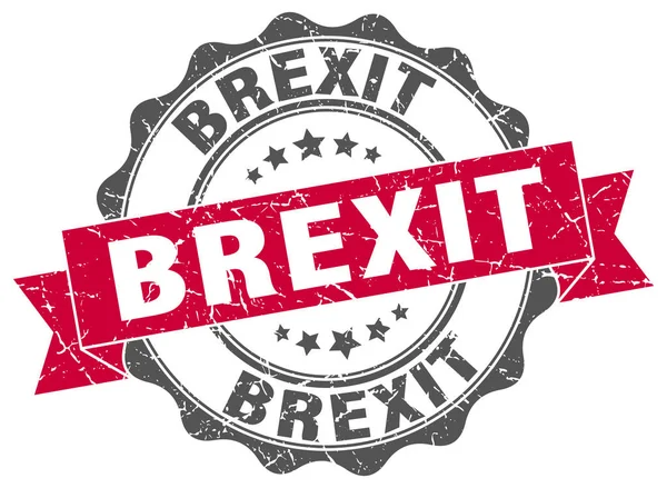 Timbre brexit. signe. sceau — Image vectorielle