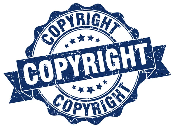 De stempel van het auteursrecht. teken. Seal — Stockvector