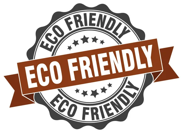 Sello ecológico. Firma. sello — Vector de stock