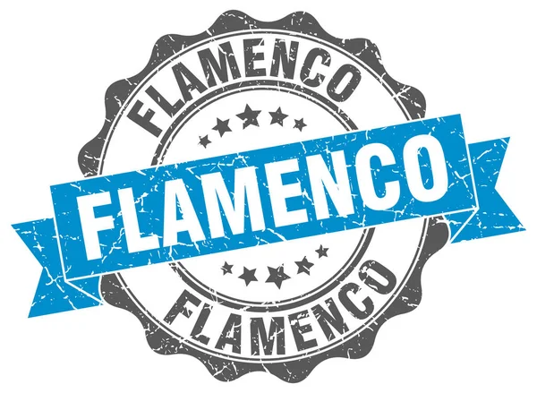 Sello de flamenco. Firma. sello — Archivo Imágenes Vectoriales