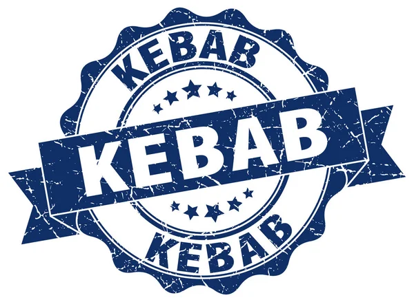 Sello de kebab. Firma. sello — Vector de stock