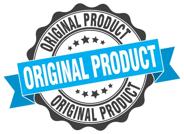 Originele stempel van het product. teken. Seal — Stockvector