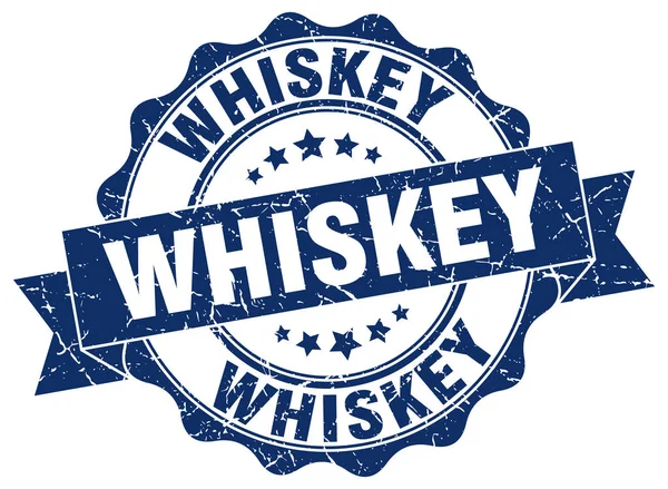 Pieczęć whisky. znak. uszczelnienia — Wektor stockowy
