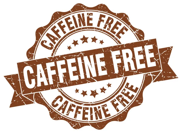 Καφεΐνη δωρεάν σφραγίδα. συνδεθείτε. σφραγίδα — Διανυσματικό Αρχείο