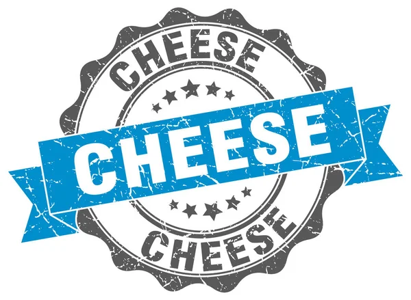 Timbre au fromage. signe. sceau — Image vectorielle