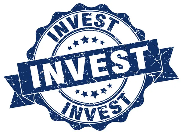 Інвестиційна марка. знак. печатка — стоковий вектор