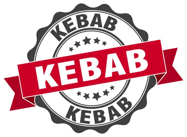 Kebab stempel. teken. Seal — Stockvector