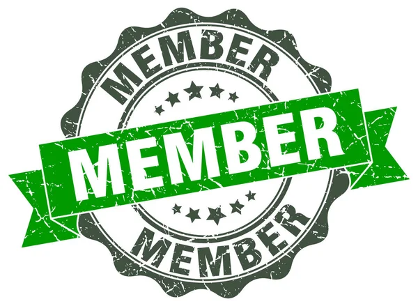 Member stamp. sign. seal — Stock Vector