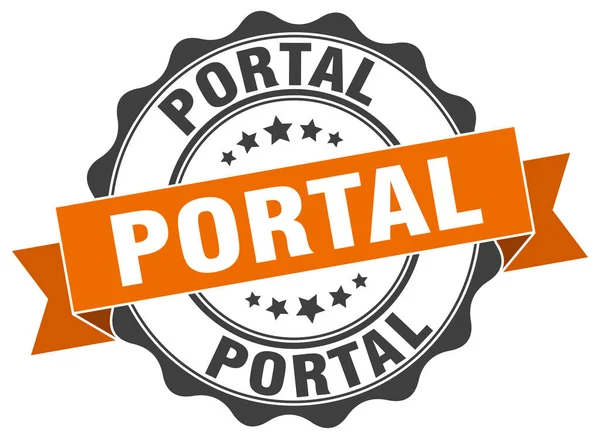 Sello de portal. Firma. sello — Archivo Imágenes Vectoriales