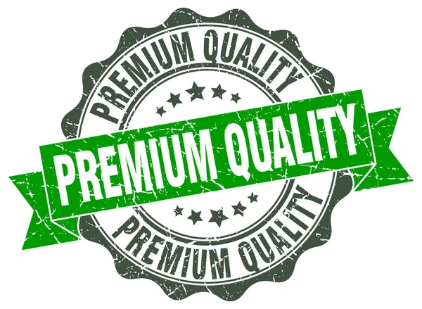 Selo de qualidade premium. Assine. selo — Vetor de Stock