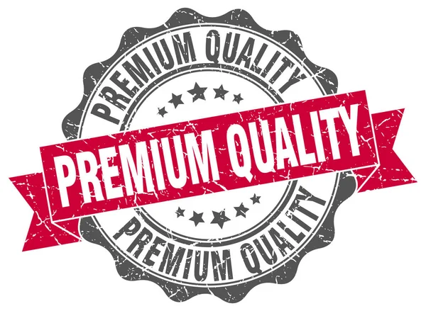 Premium-Qualitätssiegel. Zeichen. Siegel — Stockvektor