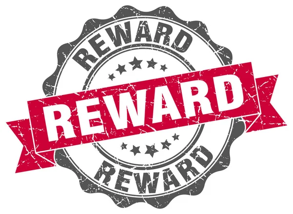 Reward stamp. sign. seal — Stock Vector