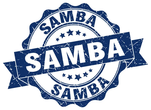 Sello de samba. Firma. sello — Archivo Imágenes Vectoriales