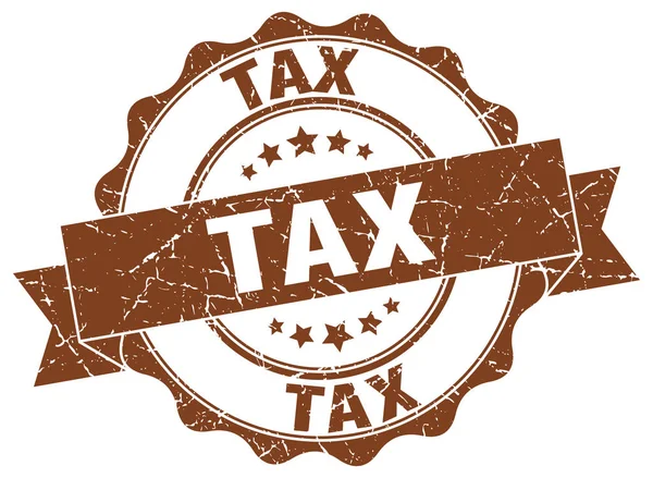 Φορολογική σήμανση. συνδεθείτε. σφραγίδα — Διανυσματικό Αρχείο