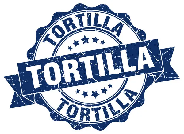 Tortilla-Stempel. Zeichen. Siegel — Stockvektor