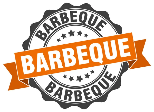 Sello de barbacoa. Firma. sello — Vector de stock