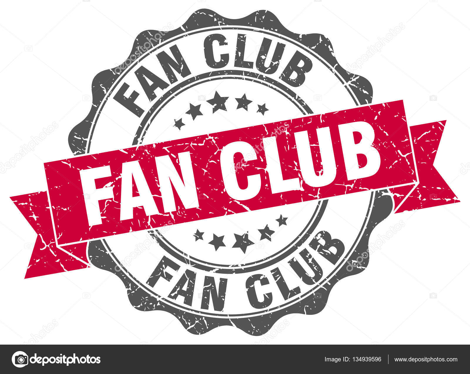 Fan club stamp. sign. seal — Stock Vector © Aquir014b 134939596