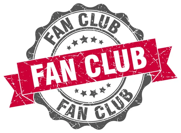 Fan club stamp. sign. seal — Stock Vector