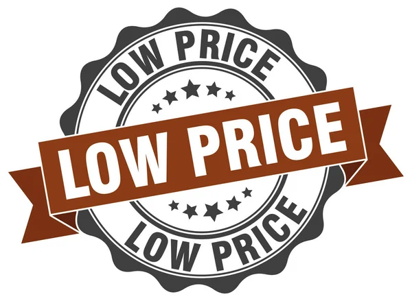 Stempel van de lage prijs. teken. Seal — Stockvector