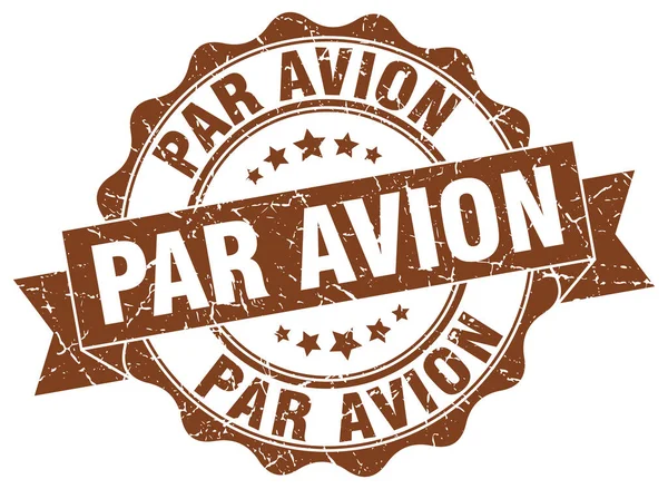 Par avion stamp. sign. seal — Stock Vector