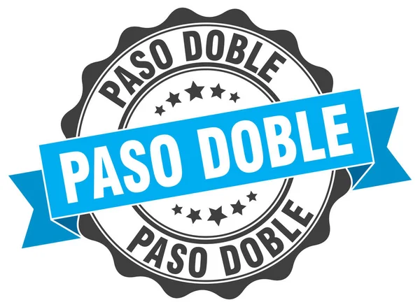 Paso doble damgası. imzala. mühür — Stok Vektör