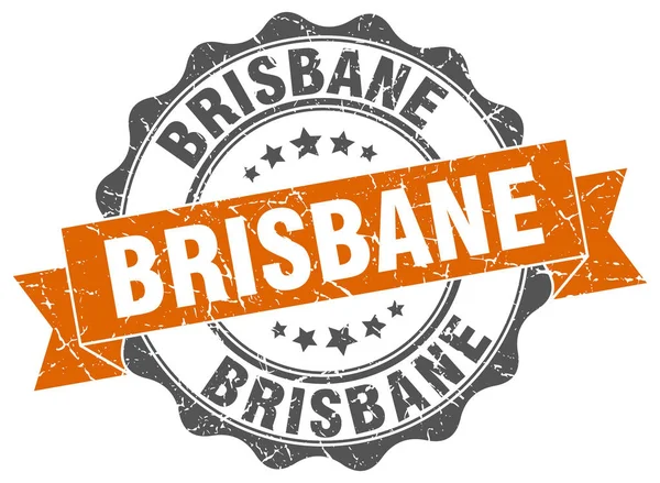 Sello de cinta redonda Brisbane — Archivo Imágenes Vectoriales