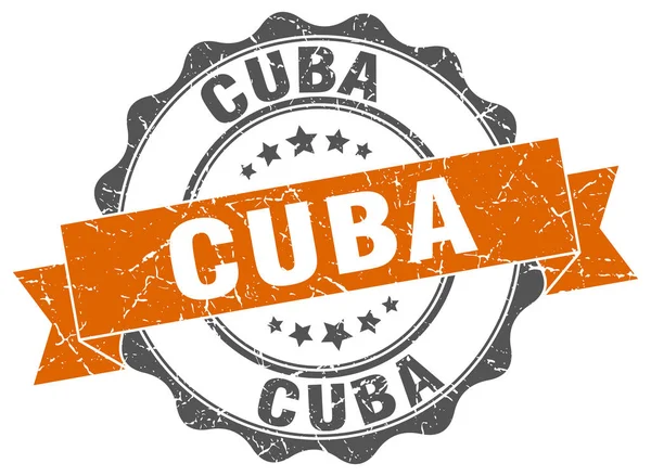 Cuba ruban rond joint — Image vectorielle