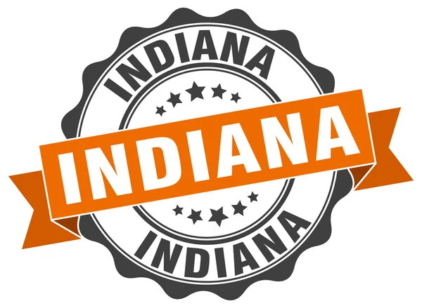 Indiana runda band seal — Stock vektor