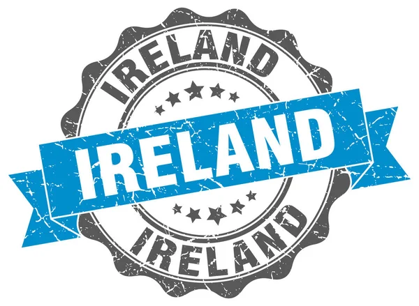 Irland runda band seal — Stock vektor