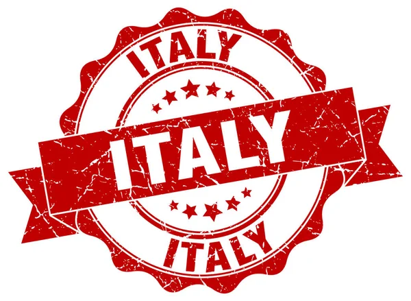 Italien runt band seal — Stock vektor