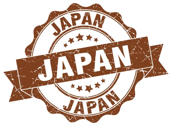 Japonia okrągły foka pręgowana — Wektor stockowy