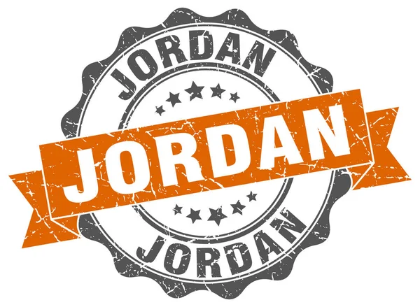 Jordan runda band seal — Stock vektor