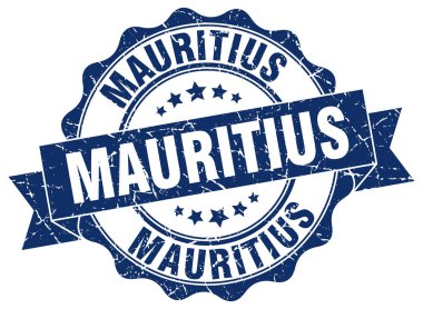 Mauritius şerit mühür yuvarlak